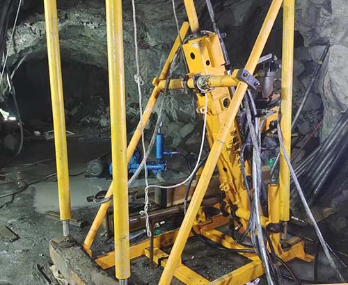 KY系列全液压坑道探矿绳索取芯钻机现场工作视频 钻机视频案例